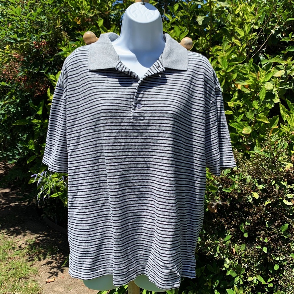 dockers black & white mens shirt